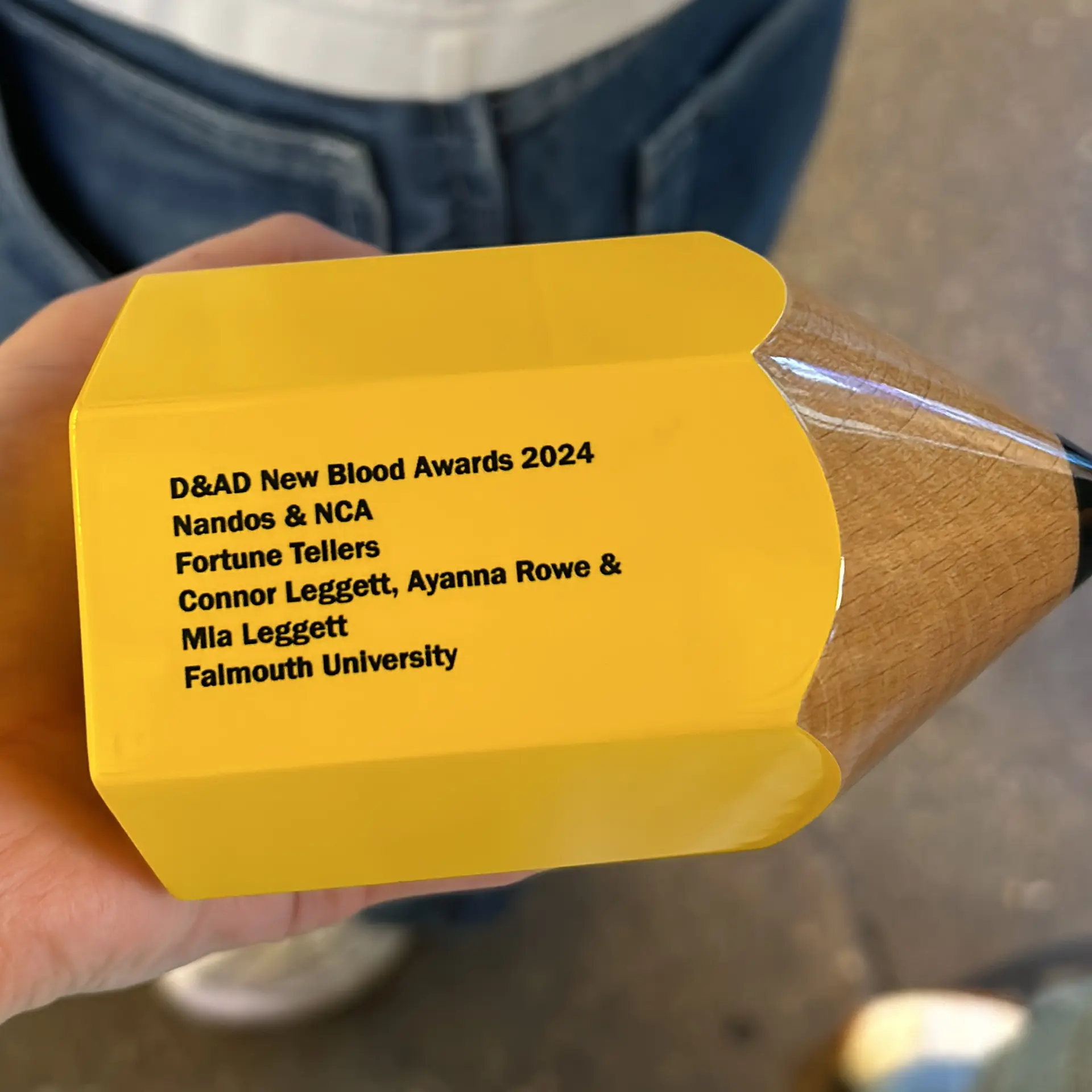 D&AD Yellow Pencil