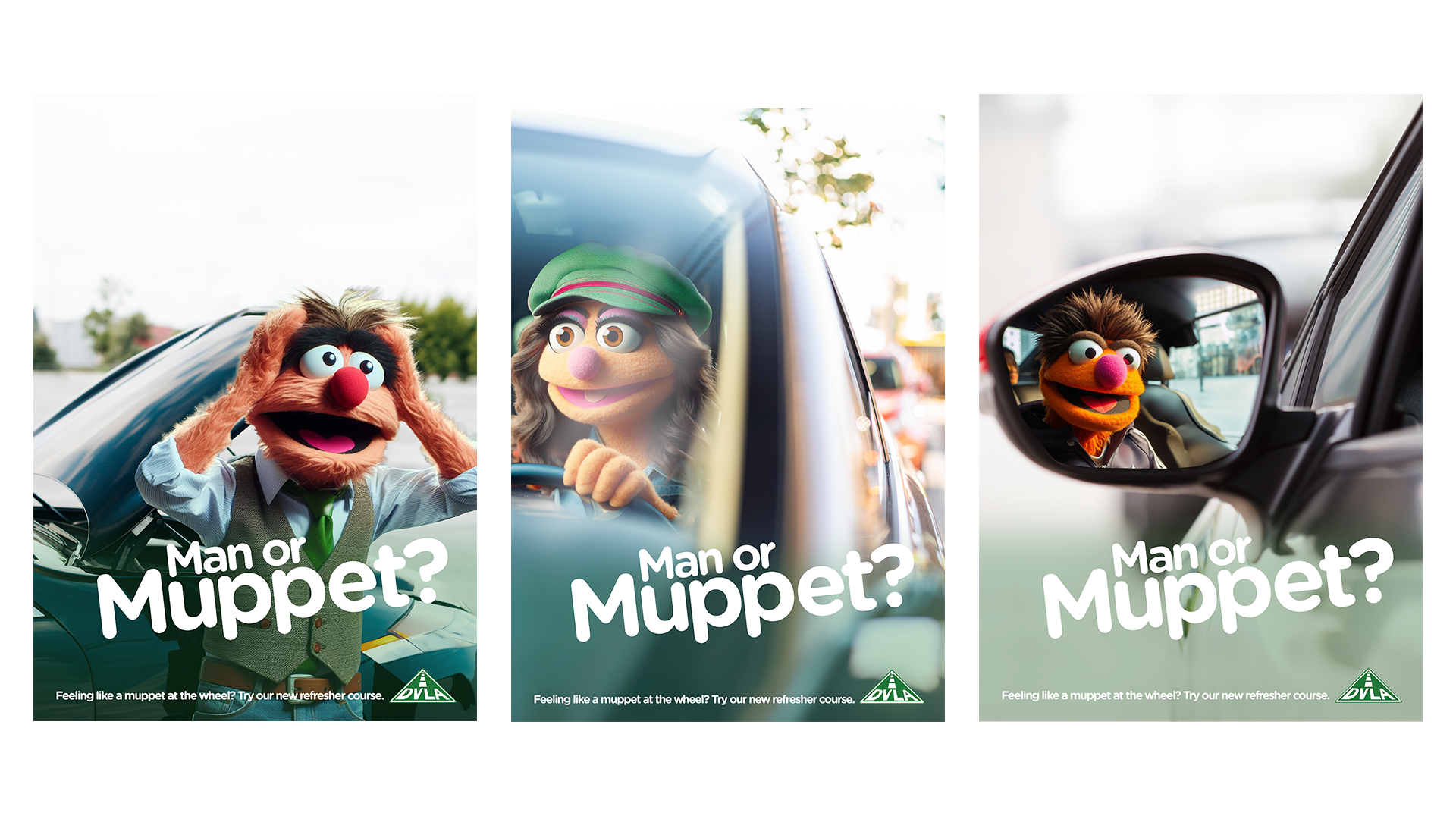 Man or Muppet campaign posters